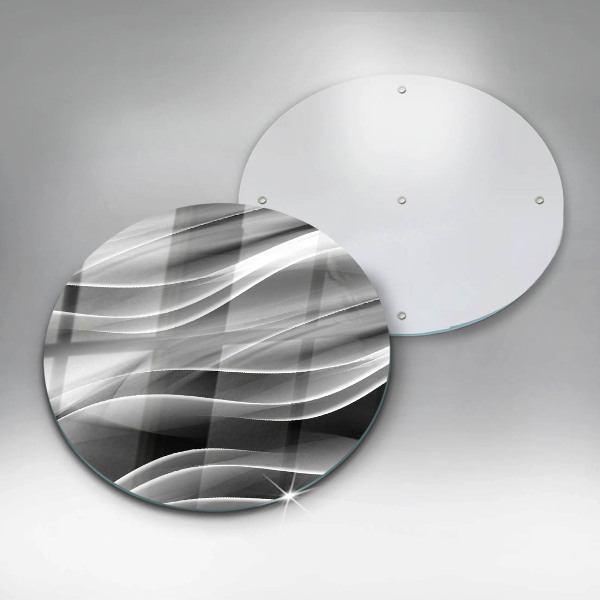 Protection plaque induction Lignes douces d'abstraction