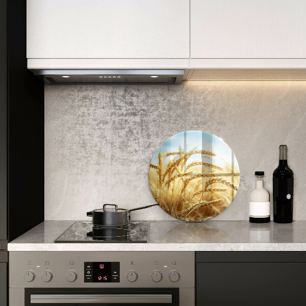 Protection plaque induction Épis de céréales dans le champ