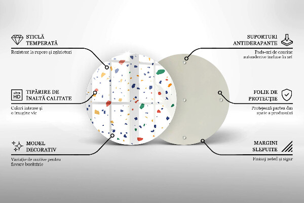 Protection plaque induction Grès coloré