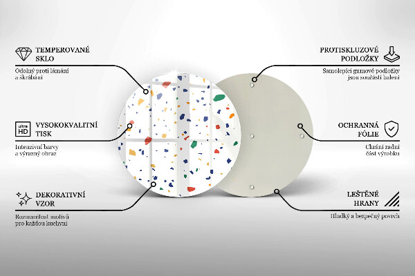 Protection plaque induction Grès coloré