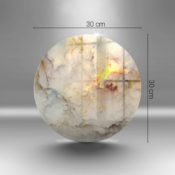 Protection plaque induction Texture de marbre avec de l'or