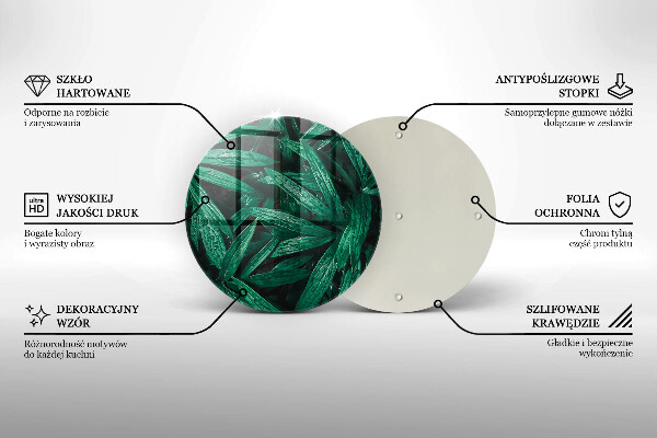 Protection plaque induction Feuilles de plantes