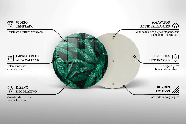 Protection plaque induction Feuilles de plantes