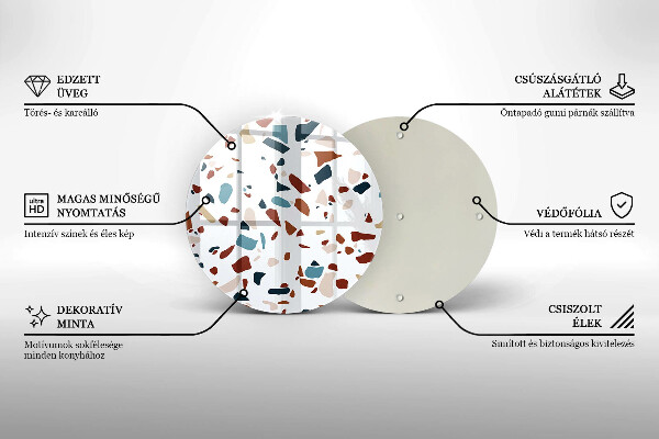 Protection plaque induction Pierre décorative