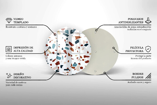 Protection plaque induction Pierre décorative