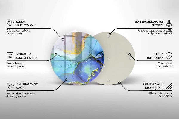 Protection plaque induction Pierre dorée craquelée