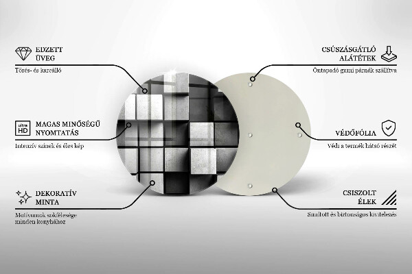 Protection plaque induction Fond de géométrie 3D