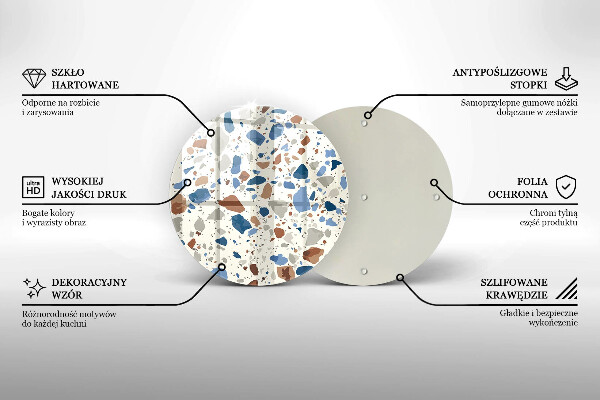 Protection plaque induction Grès décoratif