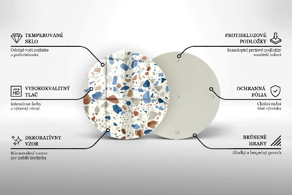 Protection plaque induction Grès décoratif