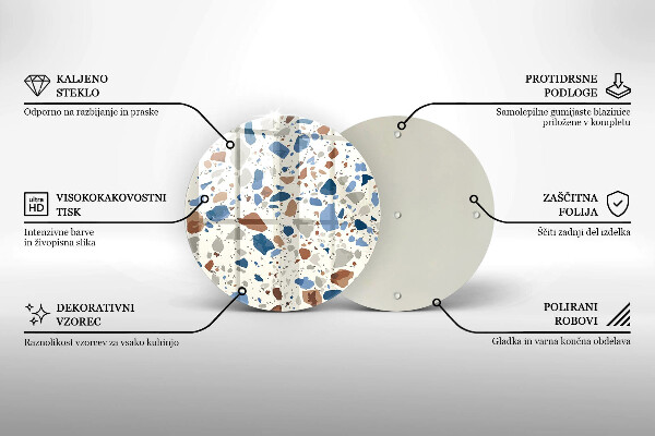 Protection plaque induction Grès décoratif