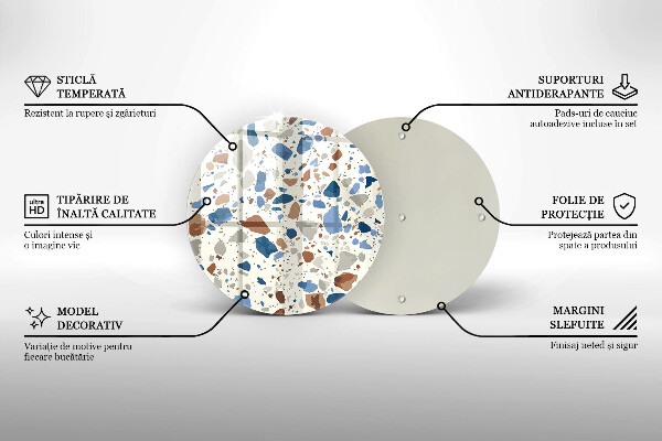 Protection plaque induction Grès décoratif