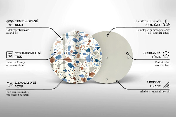 Protection plaque induction Grès décoratif