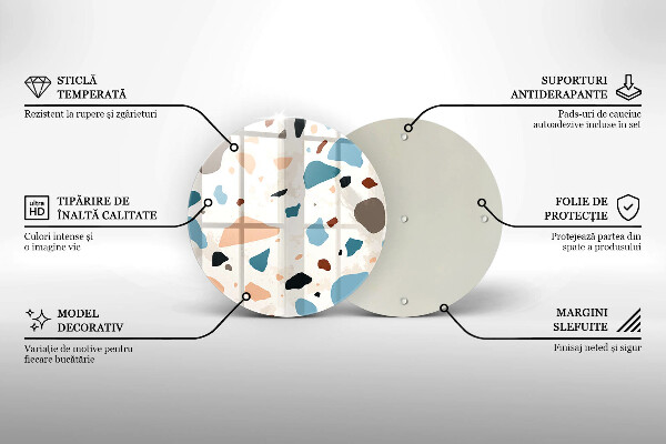 Protection plaque induction Grès décoratif