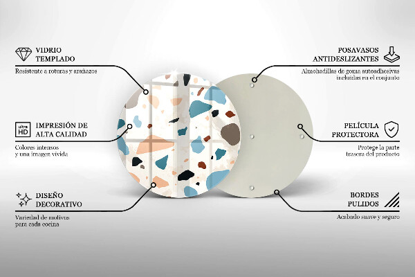 Protection plaque induction Grès décoratif