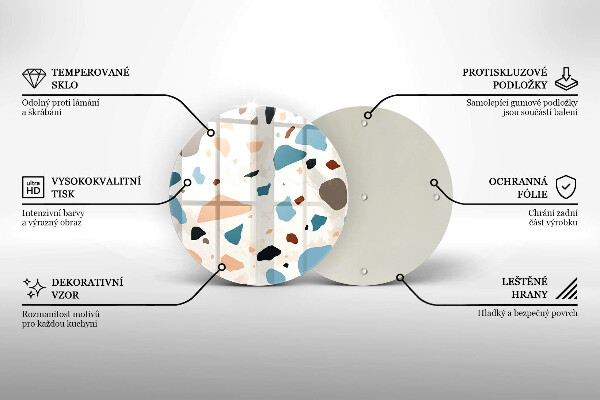 Protection plaque induction Grès décoratif