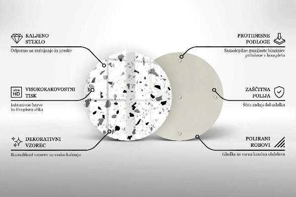 Protection plaque induction Grès décoratif