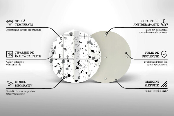 Protection plaque induction Grès décoratif