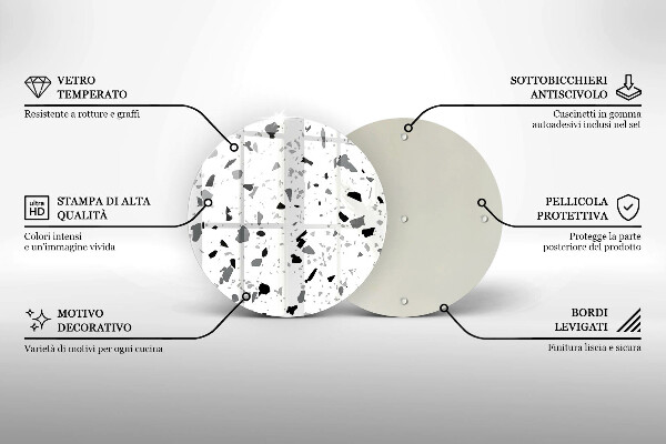 Protection plaque induction Grès décoratif