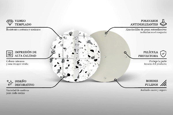 Protection plaque induction Grès décoratif