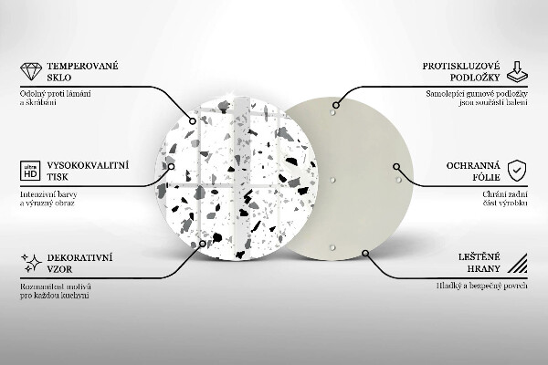 Protection plaque induction Grès décoratif