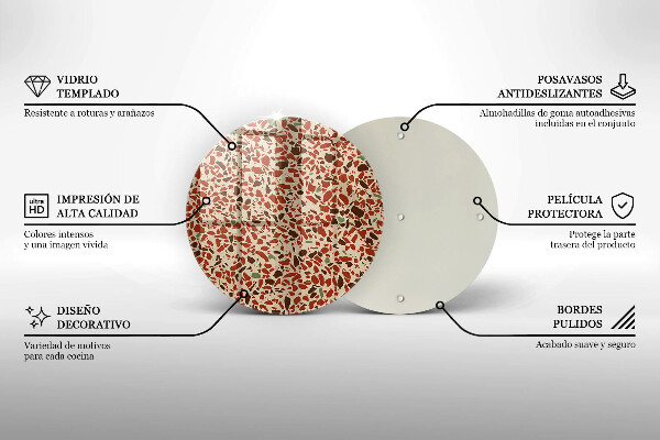 Protection plaque induction Grès fin