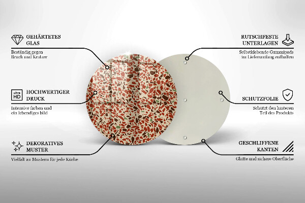 Protection plaque induction Grès fin