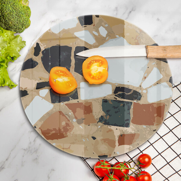 Protection plaque induction Assiette pierres décoratives