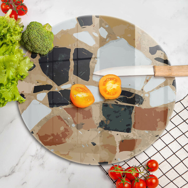 Protection plaque induction Assiette pierres décoratives