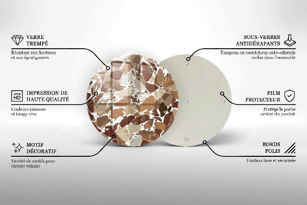 Protection plaque induction Teintures décoratives pour pierre