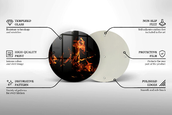 Protection plaque induction Allume une flamme vivante