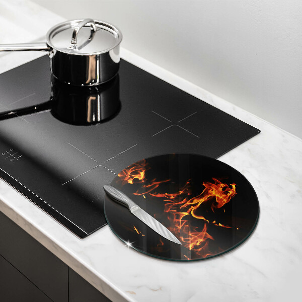 Protection plaque induction Allume une flamme vivante