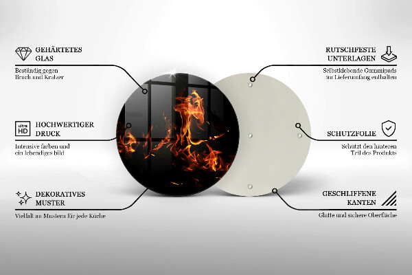 Protection plaque induction Allume une flamme vivante