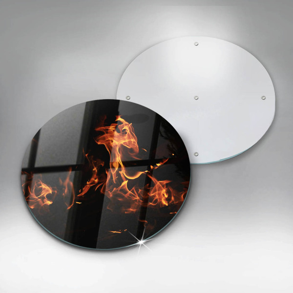 Protection plaque induction Allume une flamme vivante