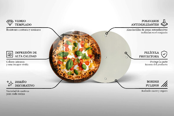 Protection plaque induction Pizza italienne