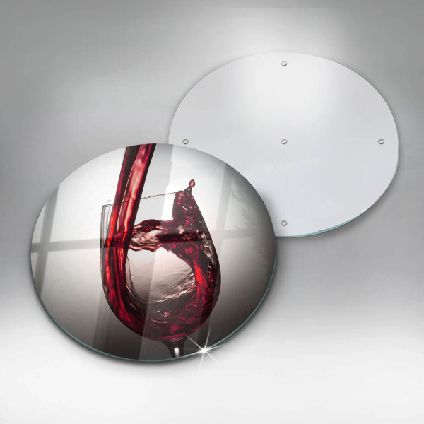 Protection plaque induction Verre et vin rouge
