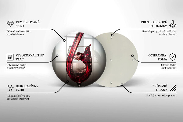 Protection plaque induction Verre et vin rouge