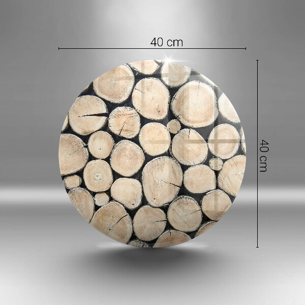 Protection plaque induction Troncs d'arbres en bois