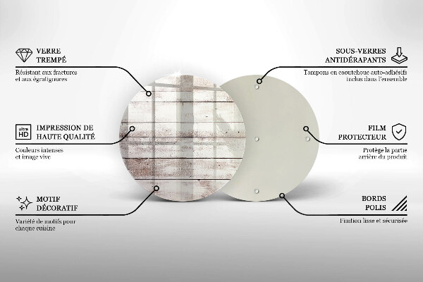Protection plaque induction Vieilles planches de bois