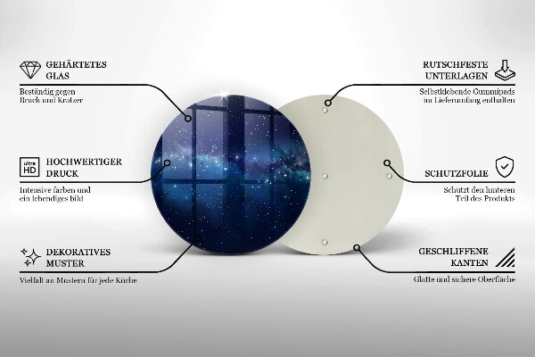 Protection plaque induction Espace et étoiles