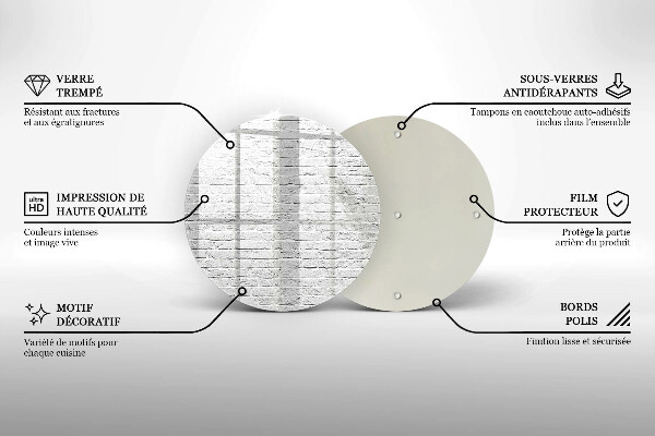 Protection plaque induction Mur de briques