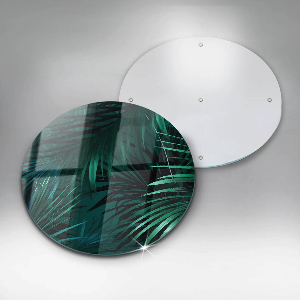 Protection plaque induction Feuilles de la jungle sauvage