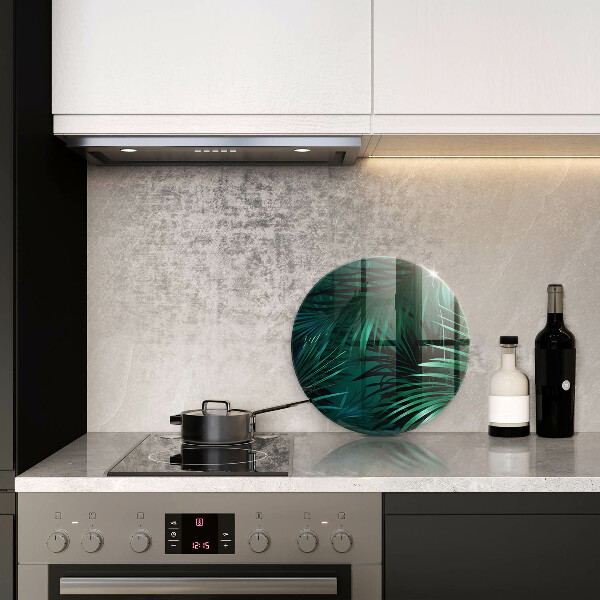 Protection plaque induction Feuilles de la jungle sauvage