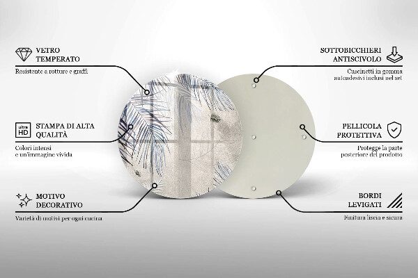 Protection plaque induction Feuilles subtiles