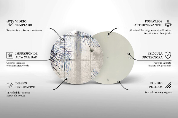 Protection plaque induction Feuilles subtiles