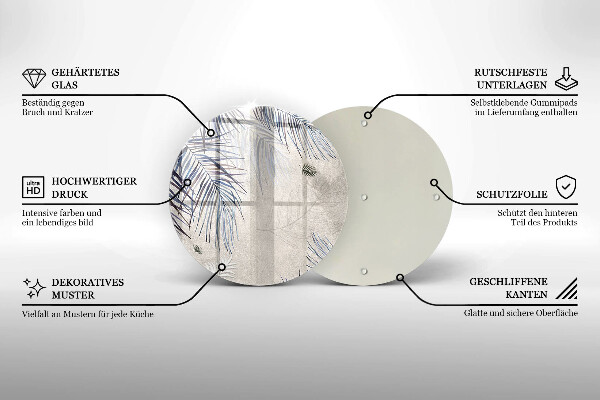 Protection plaque induction Feuilles subtiles