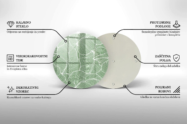 Protection plaque induction Feuilles linéaires