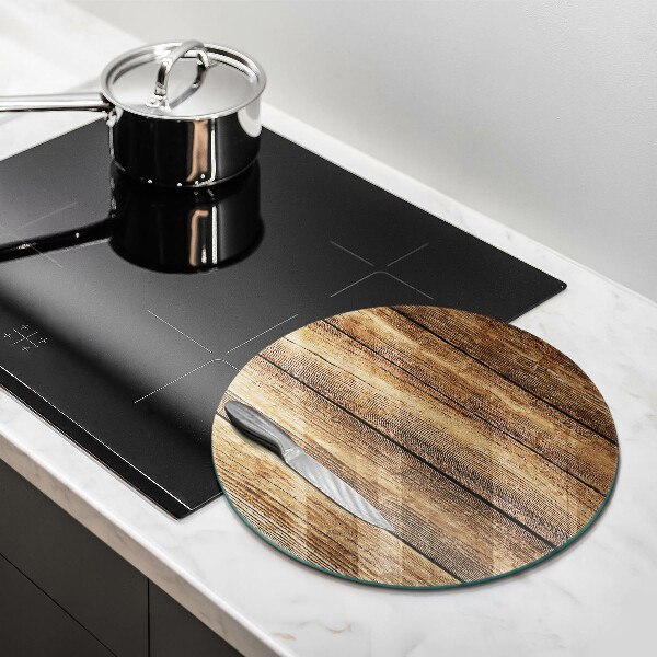 Protection plaque induction Planches texturées en bois