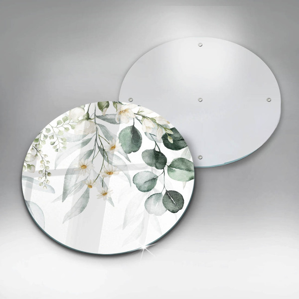 Protection plaque induction Plantes aquarelles