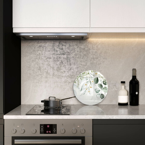 Protection plaque induction Plantes aquarelles