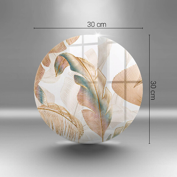 Protection plaque induction Plumes et feuilles de bohème